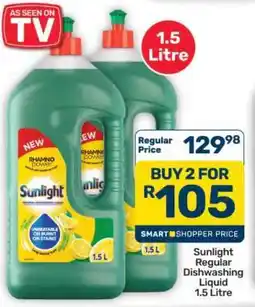 Pick n Pay Hypermarket Sunlight Regular Dishwashing Liquid 1.5 Litre offer