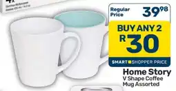 Pick n Pay Hypermarket Home Story V Shape Coffee Mug Assorted offer