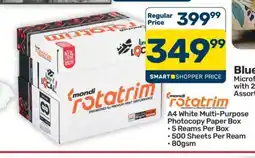 Pick n Pay Hypermarket Mondi Rotatrim A4 White Multi-Purpose Photocopy Paper Box offer