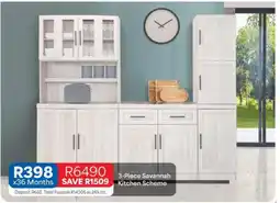 OK Furniture 3-Piece Savannah Kitchen Scheme offer
