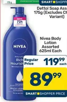 Pick n Pay Hypermarket Nivea Body Lotion Assorted offer