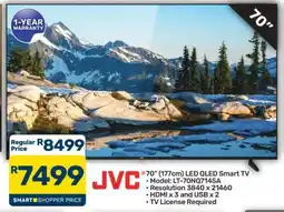 Pick n Pay Hypermarket JVC 70” LED QLED Smart TV offer
