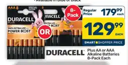 Pick n Pay Hypermarket Duracell Plus AA or AAA Alkaline Batteries offer