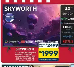 Pick n Pay Hypermarket SKYWORTH 32 HD Google TV offer