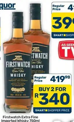 Pick n Pay Hypermarket Firstwatch Extra Fine Imported Whisky 750ml offer