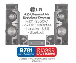 OK Furniture LG 4.2-Channel AV Receiver System offer
