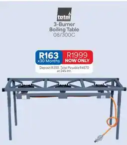OK Furniture 3-Burner Boiling Table 08/300C offer