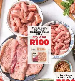 Food Lover's Market Pork Goulash, Stir-Fry or Tenderised Steaks offer