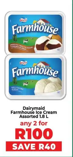Food Lover's Market Dairymaid Farmhouse Ice Cream Assorted 1.8 L offer