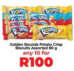 Food Lover's Market Golden Rounds Potato Crisp Biscuits Assorted 80 g offer