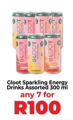 Food Lover's Market Gloot Sparkling Energy Drinks Assorted 300 ml offer