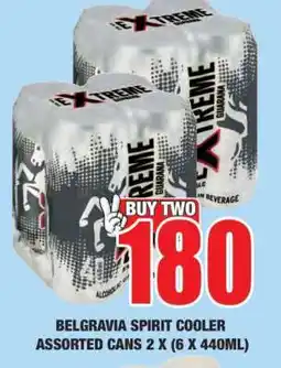 Boxer BELGRAVIA SPIRIT COOLER ASSORTED CANS 2 X (6 X 440ML) offer