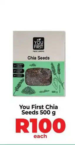 Food Lover's Market You First Chia Seeds 500 g offer