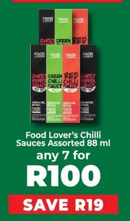 Food Lover's Market Food Lover’s Chilli Sauces Assorted 88 ml offer