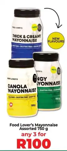 Food Lover's Market Food Lover's Mayonnaise Assorted 750 g offer