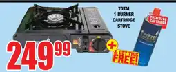Boxer Totai 1 Burner Cartridge Stove offer