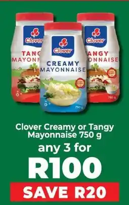 Food Lover's Market Clover Creamy or Tangy Mayonnaise 750 g offer
