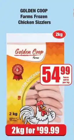 Boxer GOLDEN COOP FARMS Frozen Chicken Sizzlers offer