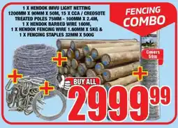 Boxer Fencing Combo offer