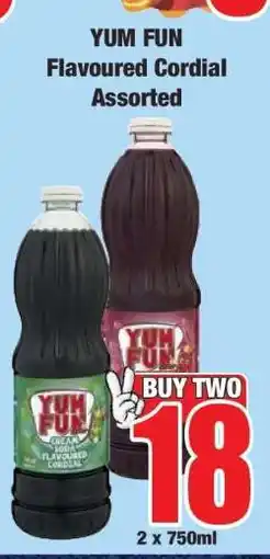 Boxer YUM FUN Flavoured Cordial Assorted offer