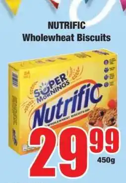 Boxer NUTRIFIC Wholewheat Biscuits offer