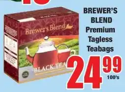 Boxer BREWER’S BLEND Premium Tagless Teabags offer