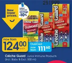 Clicks Créche Guard Junior Immune Products offer