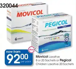 Clicks Movicol Laxative or Pegicol Children Laxative offer
