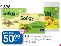 Clicks Soflax Laxative Granules offer