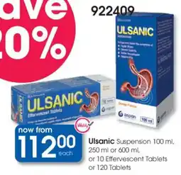 Clicks Ulsanic Suspension offer