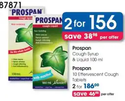 Clicks Prospan Cough Syrup & Liquid 100 ml offer