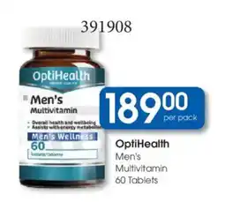 Clicks OptiHealth Men's Multivitamin offer