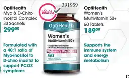 Clicks OptiHealth Women's Multivitamin 50+ offer