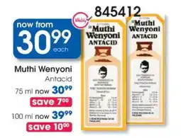 Clicks Muthi Wenyoni Antacid offer