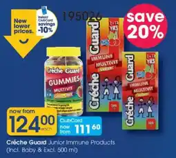 Clicks Créche Guard Junior Immune Products offer