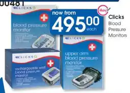 Clicks Clicks blood pressure monitor offer