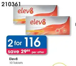 Clicks Elev8 10 Tablets offer