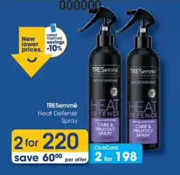 Clicks TRESemmé Heat Defence Spray offer