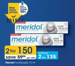 Clicks Meridol Toothpaste offer
