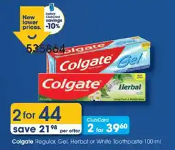 Clicks Colgate Toothpaste offer