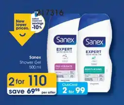 Clicks Sanex Shower Gel offer