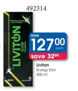 Clicks Liviton Energy Elixir offer
