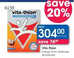 Clicks Vita-Thion Energy Tonic Granules offer