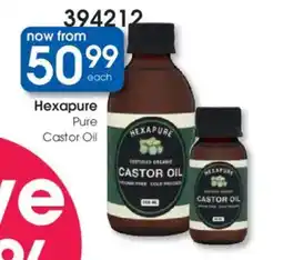 Clicks Hexapure Pure Castor Oil offer