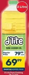 Pick n Pay Hypermarket D'lite - pure cooking oil offer