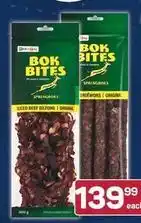 Pick n Pay Bok bites springboks sliced beef biltong | original offer