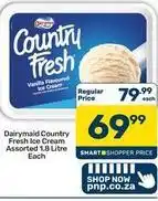 Pick n Pay Hypermarket Dairymaid - country fresh ice cream offer