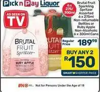 Pick n Pay Hypermarket Apple - sparkling spritzer assorted offer