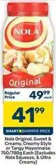 Pick n Pay Hypermarket Nola - original, sweet & creamy, creamy style or tangy mayonnaise offer