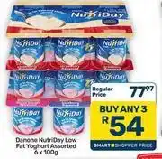 Pick n Pay Hypermarket Nutriday - danone low fat yoghurt assorted offer